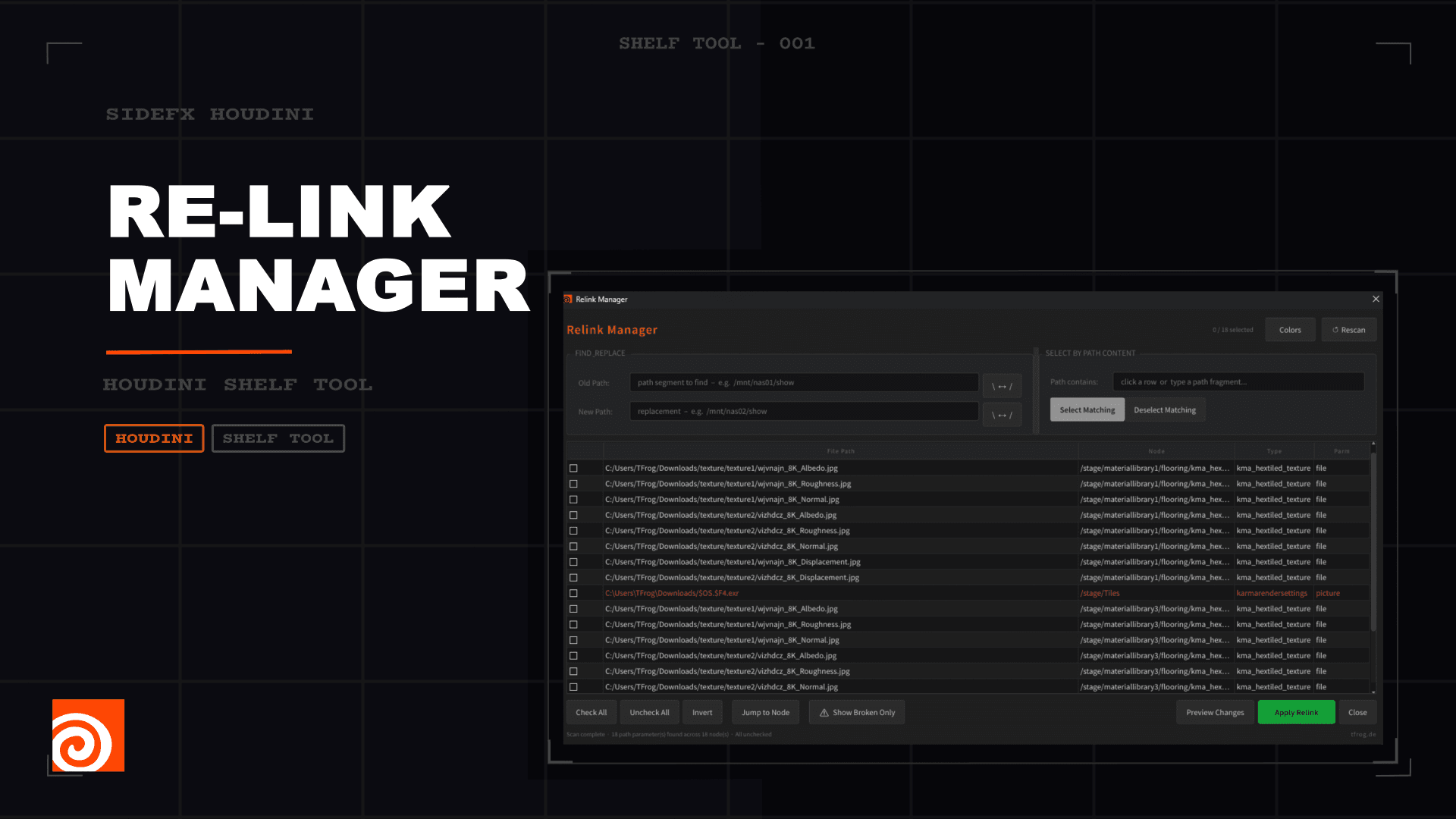 Relink Manager - UPDATE preview